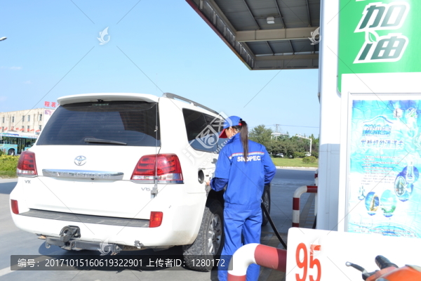 加油站,汽車加油,油槍