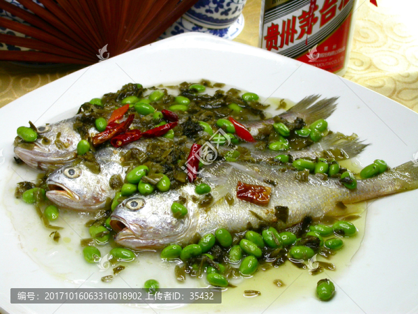 雪菜燒黃魚