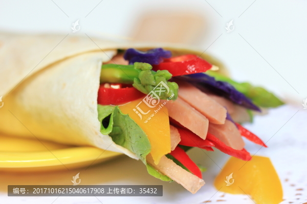 素菜卷餅