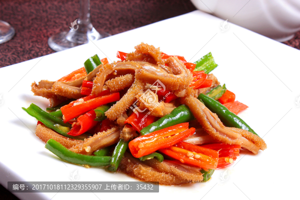 雙椒炒肚片