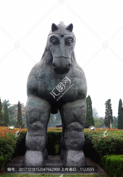 石雕馬
