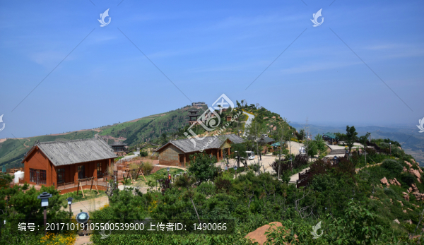 洛陽(yáng)山頂公園建筑攝影