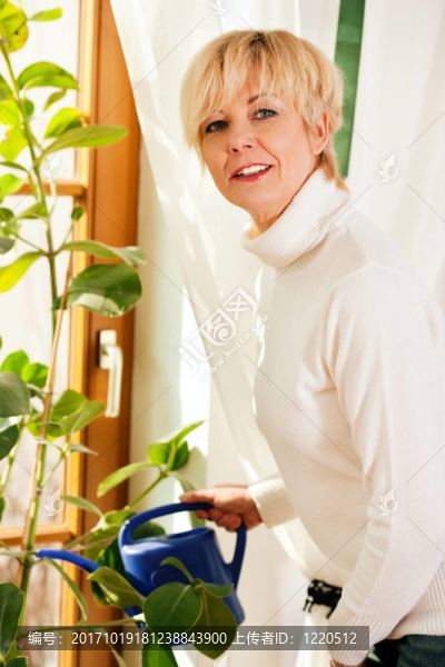 女人把她的家