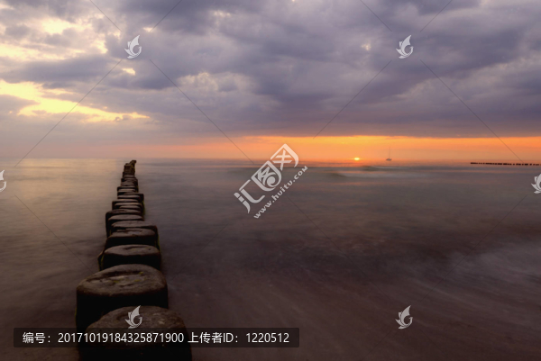 日落在希登塞島