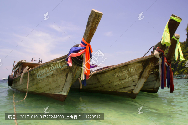 長(zhǎng)尾船裝飾帶美麗