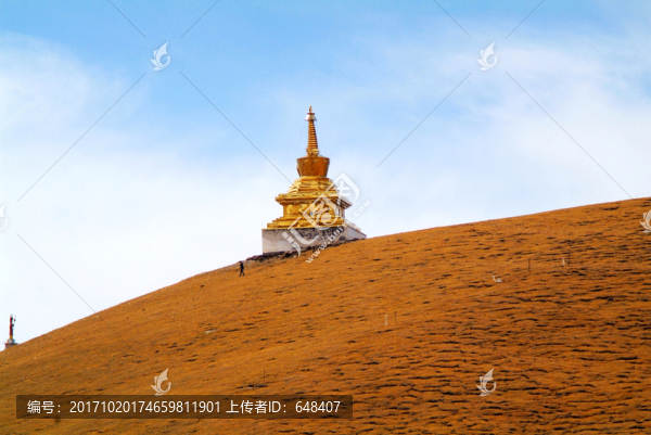 佛塔,塔,舍利,舍利塔,山坡