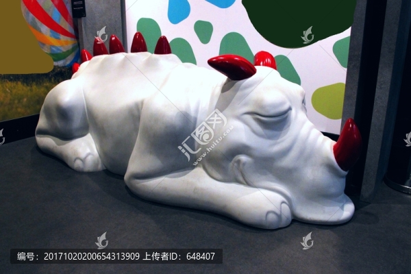 獨角獸,雕塑,犀牛,玩具,卡通