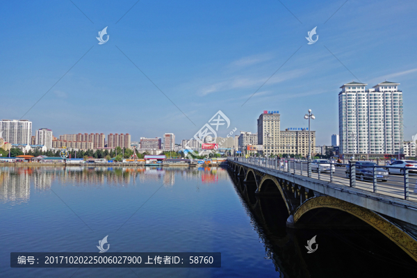 延吉布爾哈通河兩岸的風光