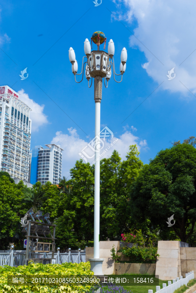 玉蘭花廣場路燈路燈
