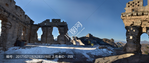 金山嶺長城全景圖