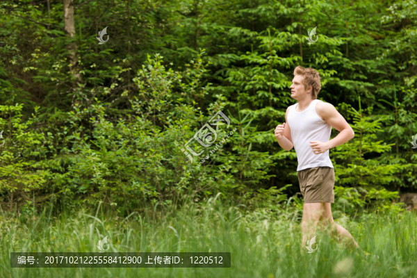 跑步