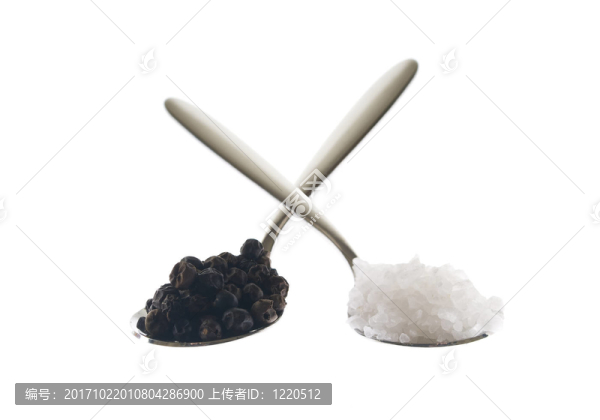 鹽和胡椒粉