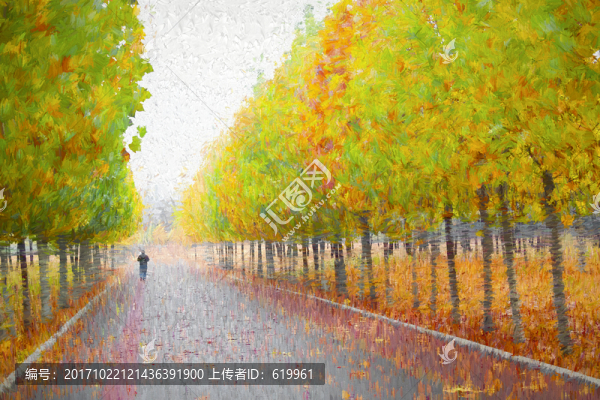 風(fēng)景油畫,無分層