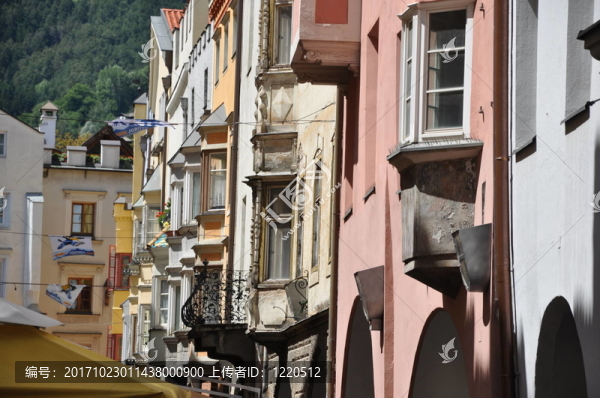 laubengasse在Brixen，南蒂羅爾