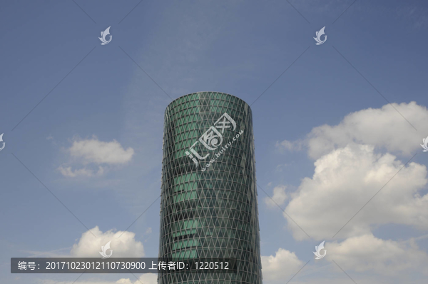 在法蘭克福westhafentower
