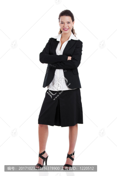 女人笑了