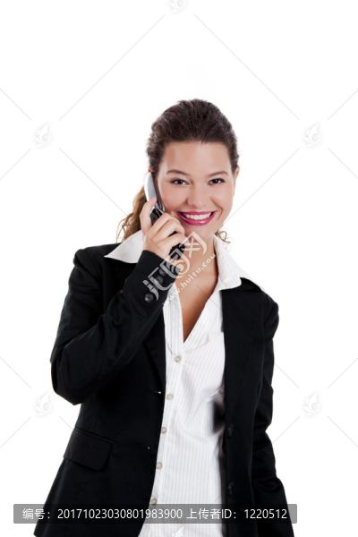 女人笑了