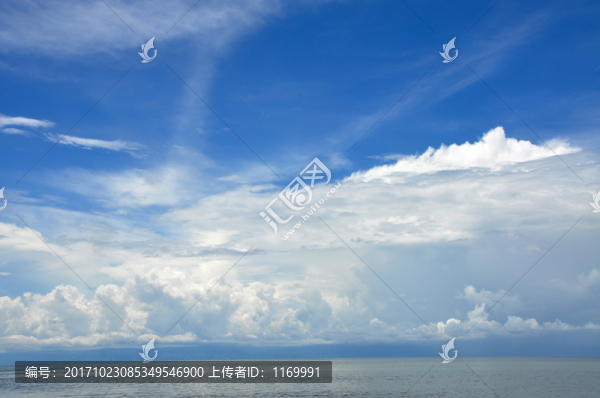 藍天,白云