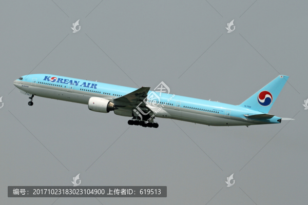 民航,飛機起飛,韓國大韓航空