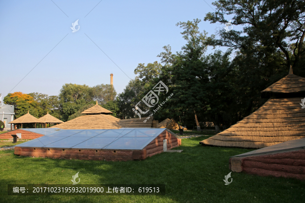 新樂遺址,半地穴原始建筑