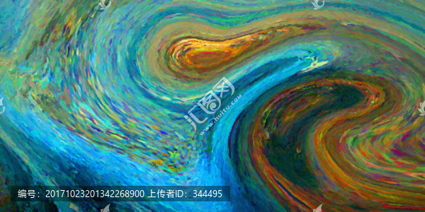 抽象油畫