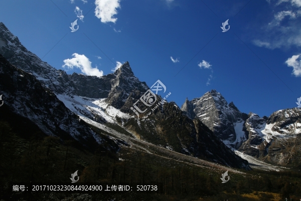 畢棚溝,雪山,高山