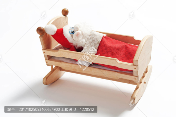 圣誕禮物圣誕節(jié)假期分離的侏儒搖籃床