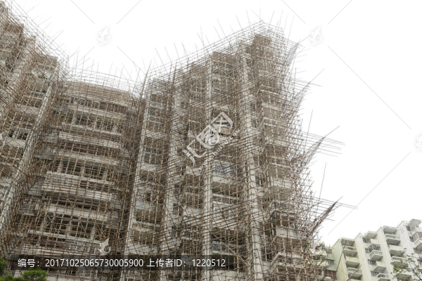 竹腳手架