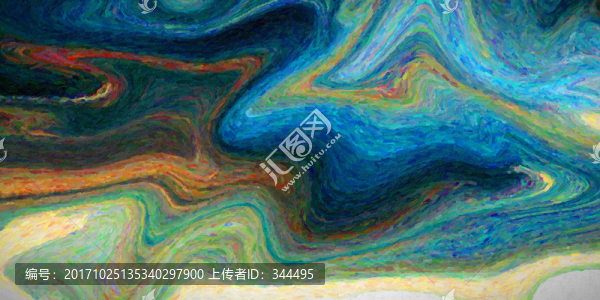 抽象油畫