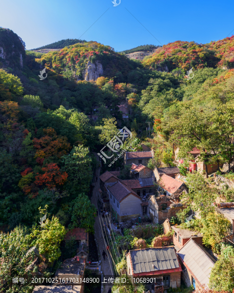 山村秋色