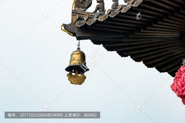 風(fēng)鈴,鈴鐺,屋檐,飛檐