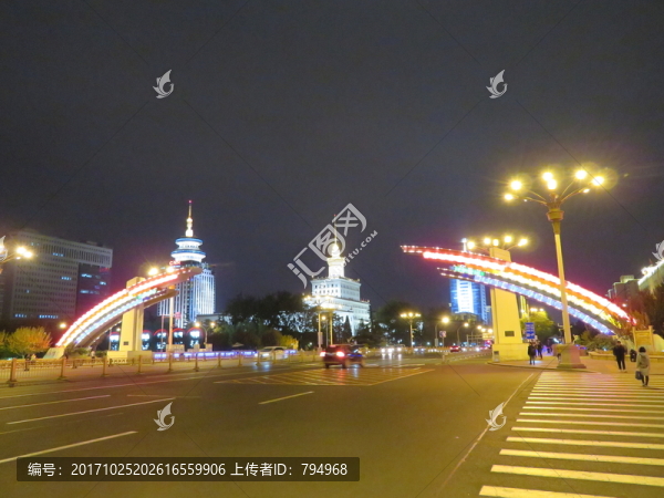 北京復(fù)興門夜景