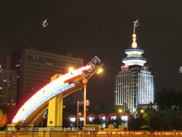 北京復(fù)興門夜景