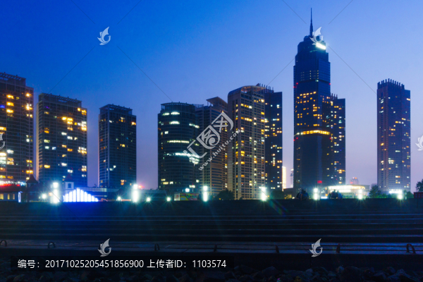 煙臺(tái)夜景,（10）