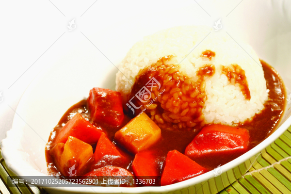 咖喱蔬菜飯