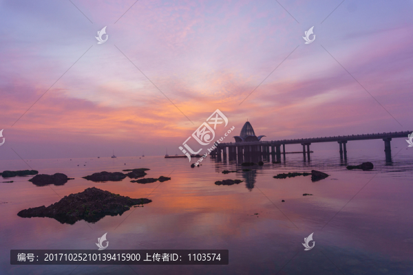 煙臺(tái)棧橋日出,（11）