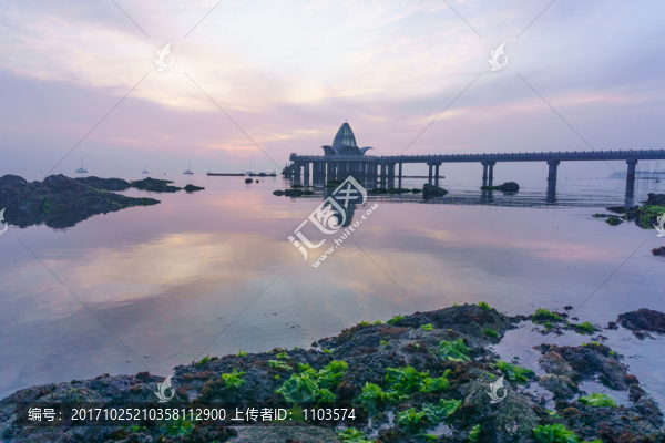 煙臺棧橋日出,（18）