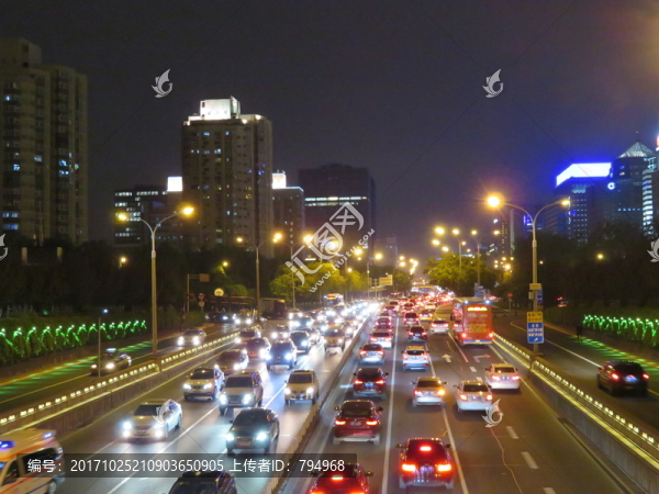 北京二環(huán)夜景