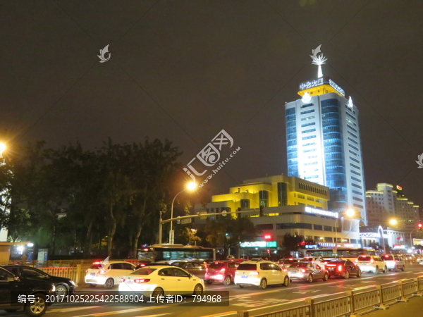 北京復(fù)興門(mén)夜景
