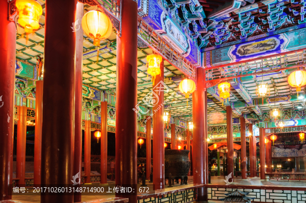圓明新園夜景