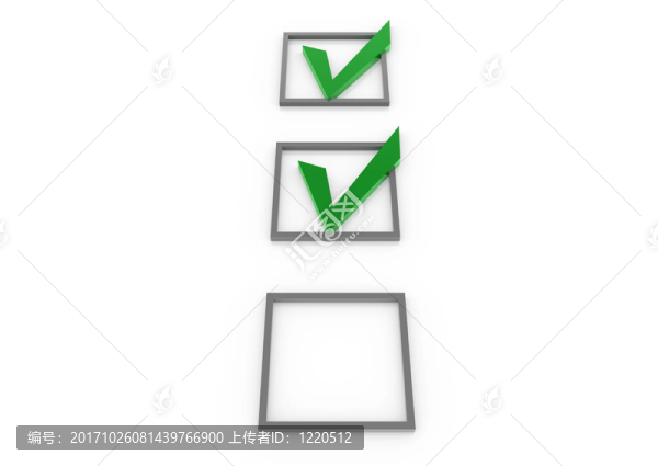 綠色白色背景3D復(fù)選框