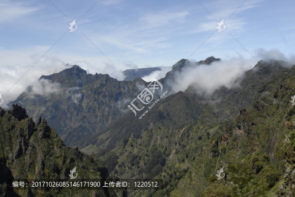 在Pico,das托雷斯山脈，馬德拉