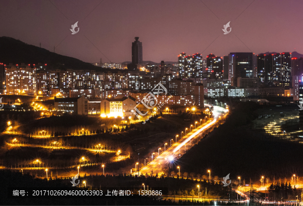 夜幕下的軟件園