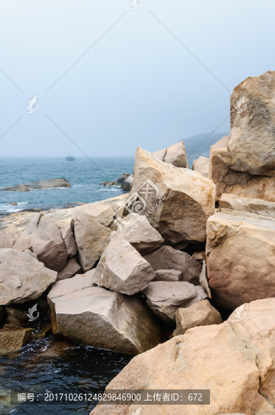 外伶仃島海邊