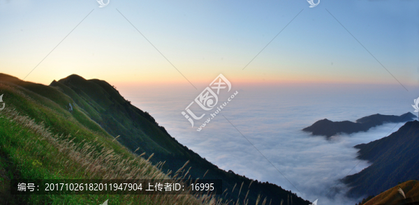 武功山日落