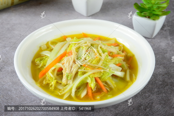 娃娃菜金針菇