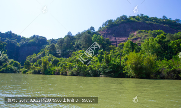 丹霞山,錦江,巖壁