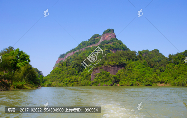 丹霞山,錦江,巖壁