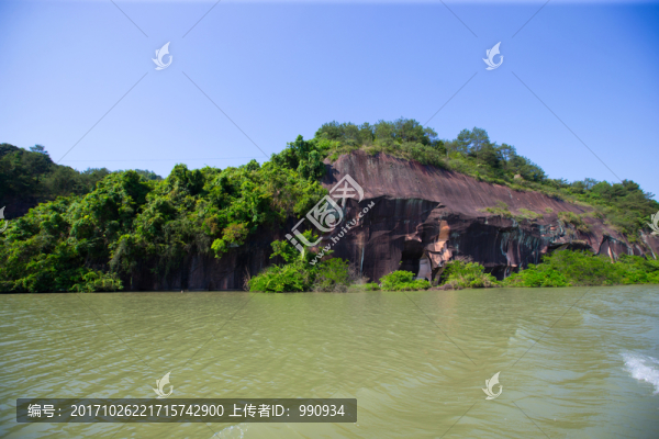 丹霞山,錦江,巖壁