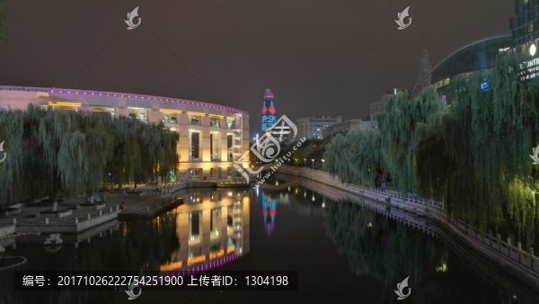 濟南護城河夜景